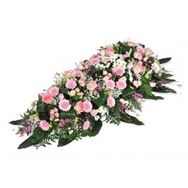 Image de fleur Composition de deuil rose Repos Eternel