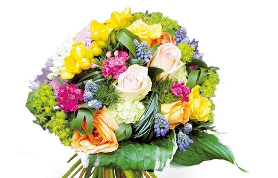 L'Agitateur Floral | Image zoom bouquet de fleurs multicolore Fougue