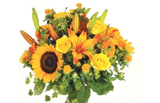 Image zoom bouquet de fleurs jaunes Soleil