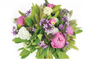 Image zoom bouquet de pivoines roses Monaco