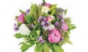 Image zoom bouquet de pivoines roses Monaco
