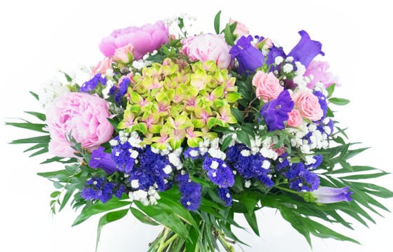 Image principale zoom bouquet de fleurs "Prunelle"