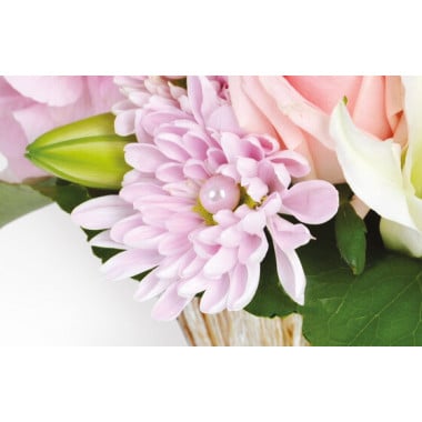 L'Agitateur Floral | zoom sur un chrysanthème de couleur rose
