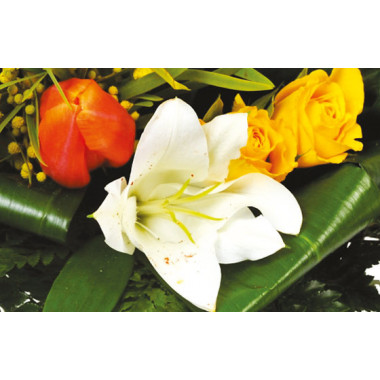L'Agitateur Floral | zoom un ensemble floral du bouquet Fleurs d'orangé