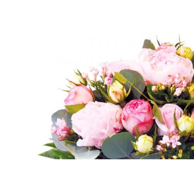 L'Agitateur Floral | zoom sur les pivoines du Bouquet de pivoines roses Camille