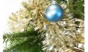 L'Agitateur Floral | zoom sur la décoration du Sapin de Noël Décoré Bleu et Or