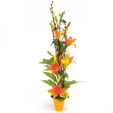 L'Agitateur Floral | Image de la composition florale orange Abricot