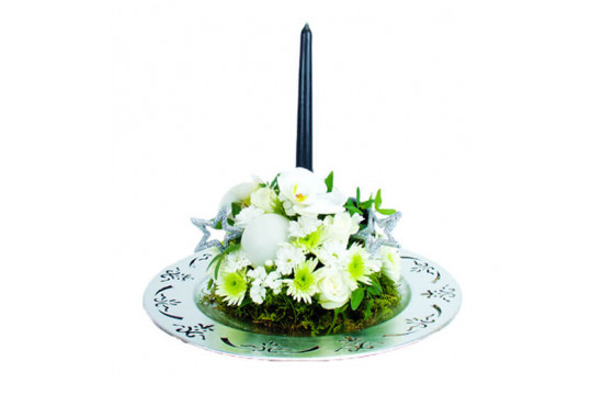 Centre de table Mille & une Nuits | Livraison de fleurs pour les fêtes -  L'agitateur floral