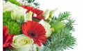L'Agitateur Floral | vue sur un ensemble de fleurs du Bouquet de fêtes de fin d'année "Pavlova"