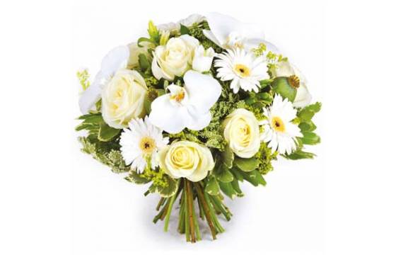 Bouquet de fleurs Rêve Blanc | Livraison par un artisan fleuriste 7/7 -  L'agitateur floral