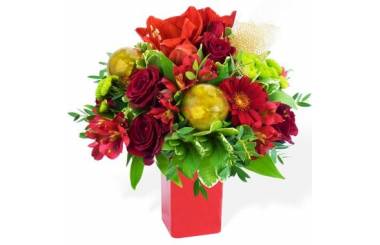 L'Agitateur Floral | image du Bouquet du fleuriste Noël Rouge