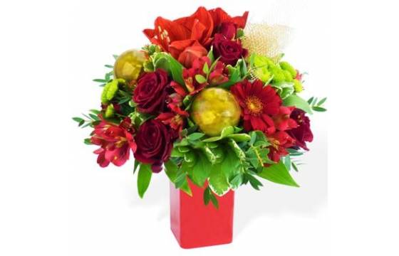 L'Agitateur Floral | image du Bouquet du fleuriste Noël Rouge