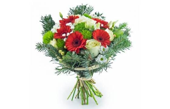 L'Agitateur Floral | image du Bouquet de fêtes de fin d'année "Pavlova"