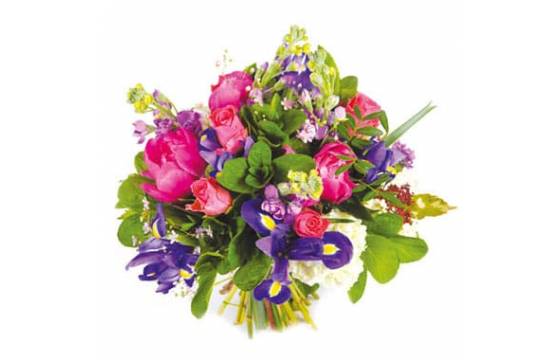 L'Agitateur Floral | image du bouquet de fleurs rond Boréales