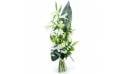 L'Agitateur Floral | Image du bouquet de deuil dans les tons blancs du nom de Condoléances