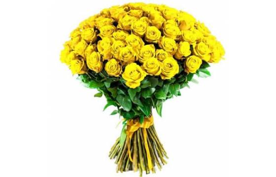 L'Agitateur Floral | image du Bouquet de Roses Jaunes longues tiges