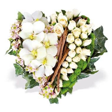 Livraison de fleurs de deuil ou enterrement par un artisan fleuriste -  L'agitateur floral