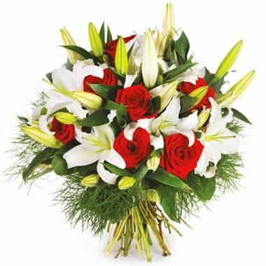 L'Agitateur Floral | Image du bouquet rond de fleurs Délicatesse