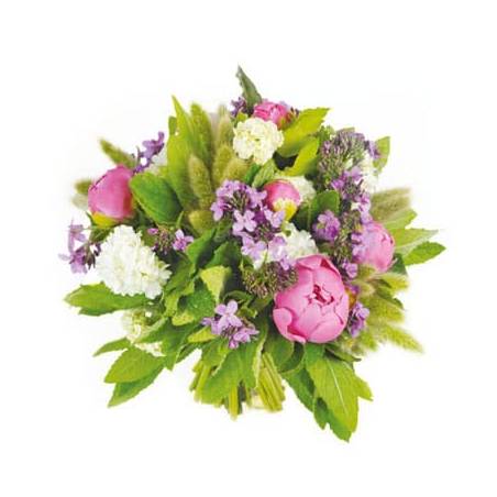 L'Agitateur Floral | Image de couverture bouquet de pivoines roses Monaco