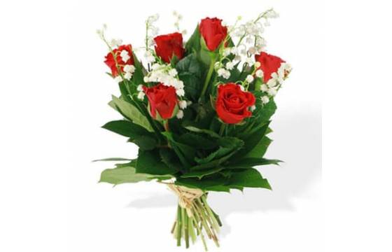Bouquet de muguet & roses rouges | Livraison rapide en main propre -  L'agitateur floral