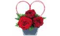 L'Agitateur Floral | image de la Composition de roses rouges Cupidon