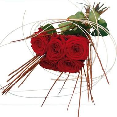 L'Agitateur Floral | image du bouquet de roses rouges Magique