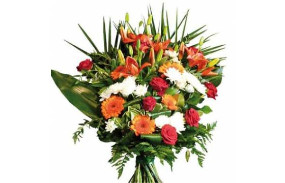 L'Agitateur Floral | image du bouquet de fleurs de deuil Voie Lactée