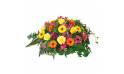 L'Agitateur Floral | image de la composition de fleurs pour un deuil tons jaune & orange Univers