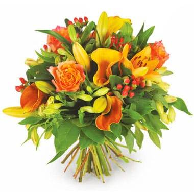 Bouquet orange Tonique