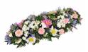 L'Agitateur Floral | image de la raquette de deuil dans les tons roses blanc & mauve L'Aurore