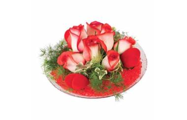 L'Agitateur Floral | image de la composition de roses rouges Subtil