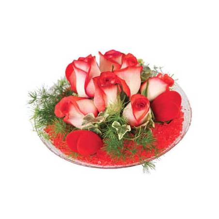 L'Agitateur Floral | image de la composition de roses rouges Subtil