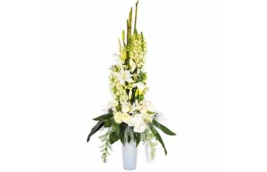 L'Agitateur Floral | image de la composition de fleurs blanches Victoire