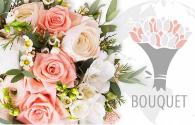 L'Agitateur Floral | image du bouquet pour l'international Rose & Blanc