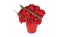 L'Agitateur Floral | image du bouquet de roses rouges en pot Grenade