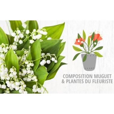 Composition de Muguet & Plantes du Fleuriste