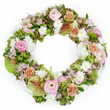 Image de fleur Couronne de fleurs pastels Hécube