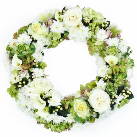 Image Couronne de fleurs piquées "Aristophane" | L'Agitateur Floral