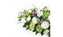 Zoom du dessus de cercueil de fleurs piquées "Calliope" | L'Agitateur Floral
