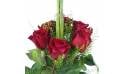Image zoom sur le Bouquet long de roses rouges "Saragosse" | L'Agitateur Floral