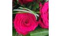 Image zoom Bouquet rond rouge & fuchsia "Nuremberg" | L'Agitateur Floral