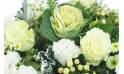 Image zoom Grand bouquet de fleurs blanc & vert "Braga" | L'Agitateur Floral