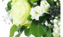 Image zoom Bouquet rond blanc & vert "Grenoble" | L'Agitateur Floral