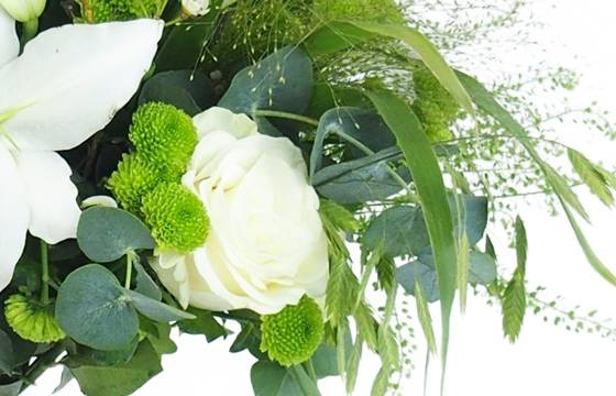 Image zoom Bouquet blanc champêtre "Livourne" | L'Agitateur Floral