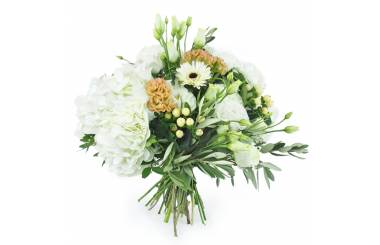 Image Bouquet rond pastel & champêtre "Monza" | L'Agitateur Floral