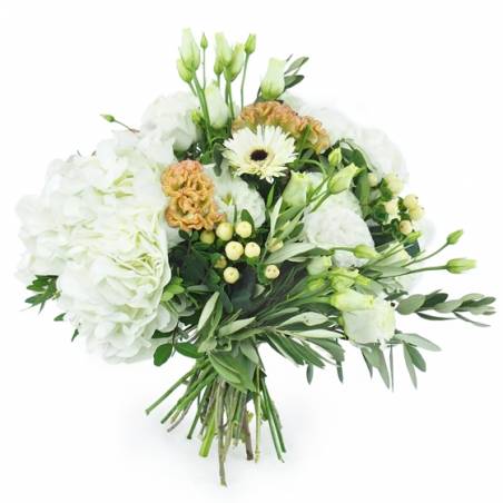 Image Bouquet rond pastel & champêtre "Monza" | L'Agitateur Floral