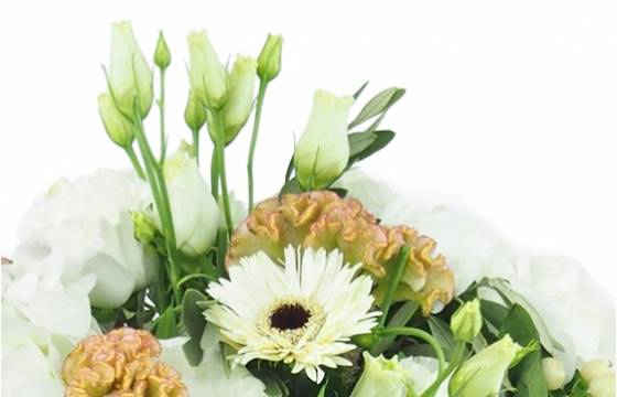 Image zoom Bouquet rond pastel & champêtre "Monza" | L'Agitateur Floral