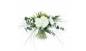 Image Bouquet rond allongé champêtre blanc "Almada" | L'Agitateur Floral