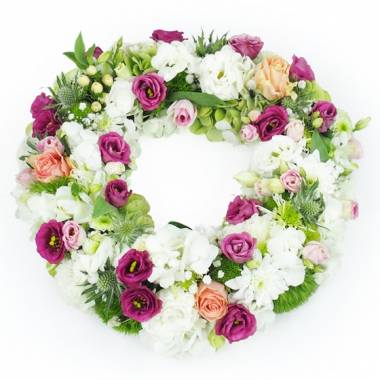 Image de la Petite couronne de fleurs piquées "Diane" | L'Agitateur Floral