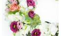 Image de la Petite couronne de fleurs piquées "Diane" | L'Agitateur Floral